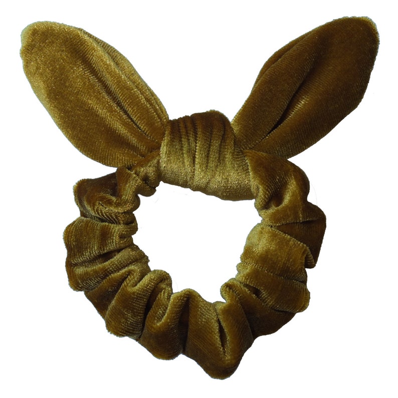 Velvet bow Hair Scrunchies Girls/Women velvet Bunny Ear Knot Etsy