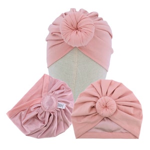 Chapeau Turban doublé en Satin soyeux pour bébés bébés filles garçons Bonnet nouveau-né coton Bonnet petits enfants casquettes de sommeil image 6