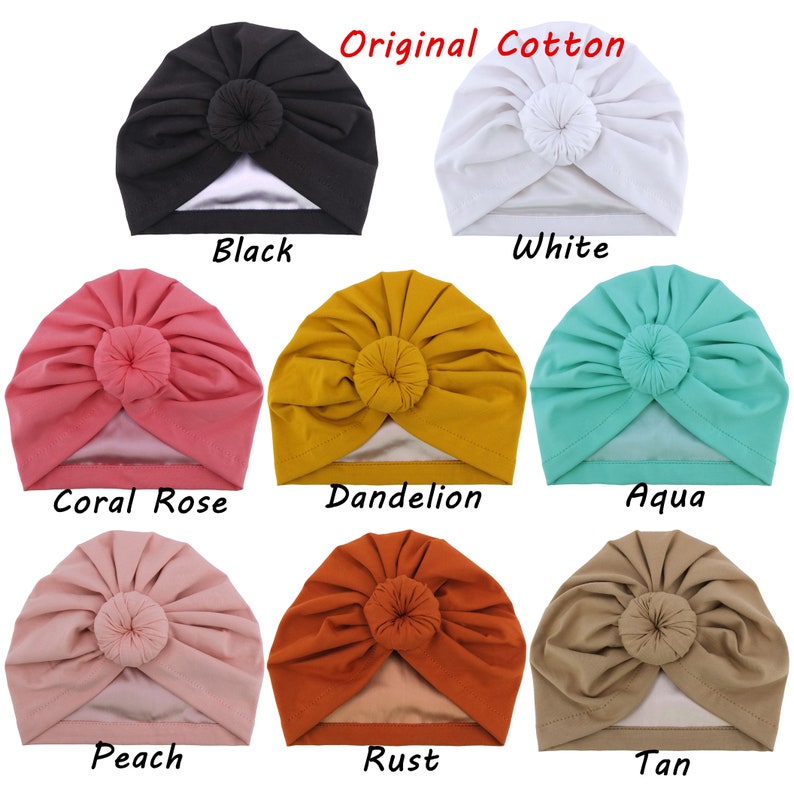 Chapeau Turban doublé en Satin soyeux pour bébés bébés filles garçons Bonnet nouveau-né coton Bonnet petits enfants casquettes de sommeil image 2