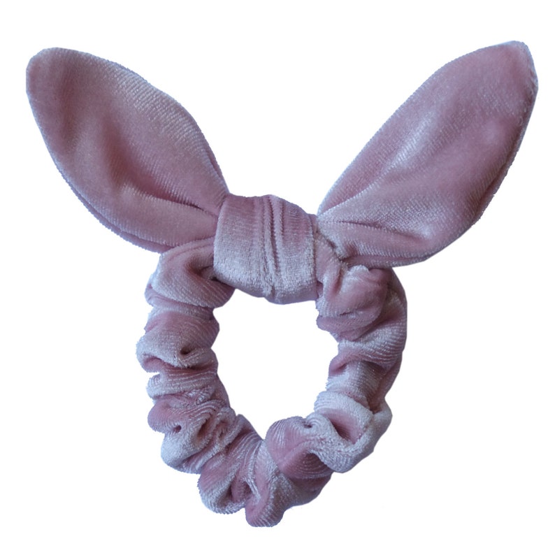 Velvet bow Hair Scrunchies Girls/Women velvet Bunny Ear Knot Etsy