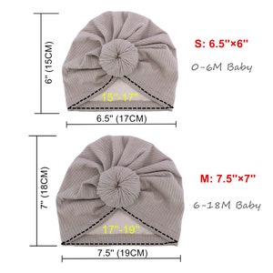 Chapeau Turban doublé en Satin soyeux pour bébés bébés filles garçons Bonnet nouveau-né coton Bonnet petits enfants casquettes de sommeil image 5
