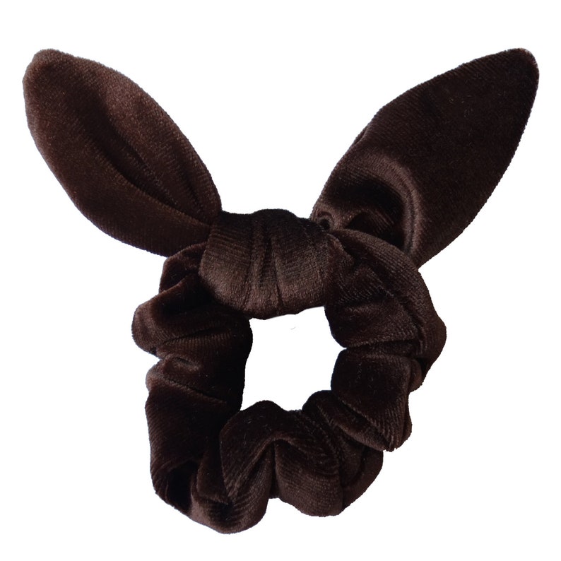 Velvet bow Hair Scrunchies Girls/Women velvet Bunny Ear Knot Etsy