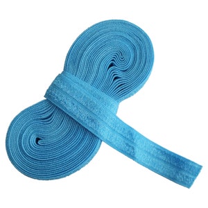 5 Yards Elastic bands 5/8'' Fold Over Elastic Ribbon FOE Nylon Elastic Sewing Sideband Fabric Garment Hair Elastic Accessories image 9