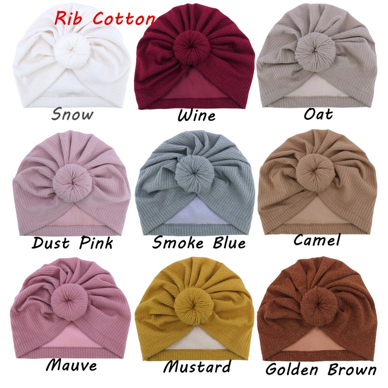 Chapeau Turban doublé en Satin soyeux pour bébés bébés filles garçons Bonnet nouveau-né coton Bonnet petits enfants casquettes de sommeil image 3