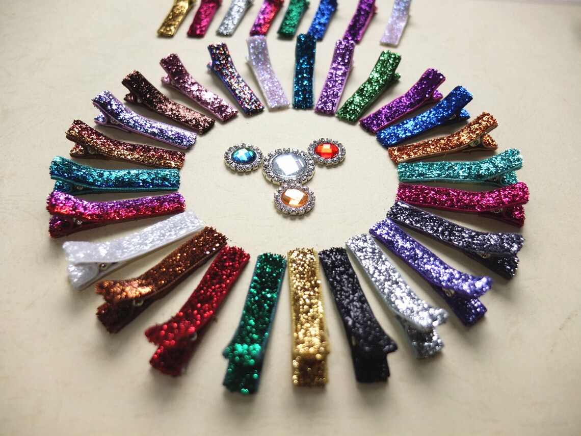 Sparkling hair clips20pcs200pcsHair barrettes glitter Etsy