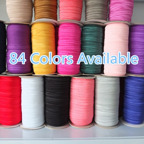 5 Yards 5/8" Fold Over Elastic Foldover Elastic Cord Elastic Headband FOE Black 5 Yards 5/8" Fold Over Elastic Foldover Elastic Cord Elastic Headband FOE Black