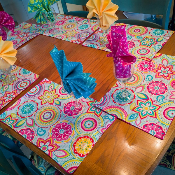 Bright Placemats Etsy