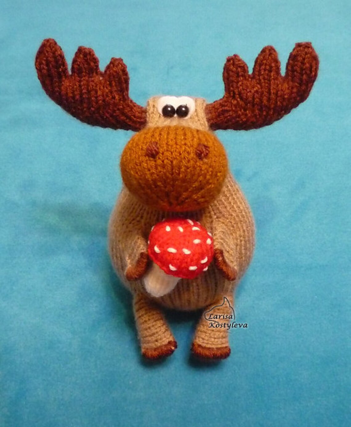 Knitting Pattern Moose Amigurumi Animal Etsy UK