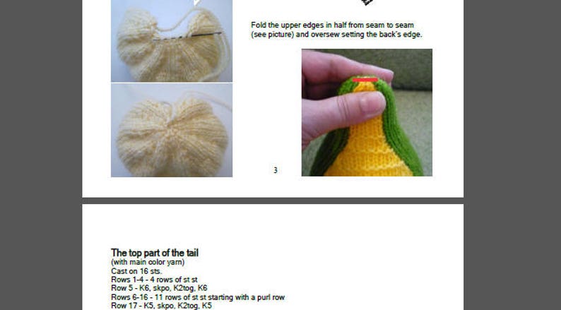 Dragon amigurumi animal Knitting pattern