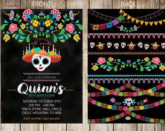 Day of Dead (Dia de los Muertos) Invitation