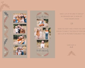 A Weary World Rejoices Christmas Card (Holiday Card with photos)
