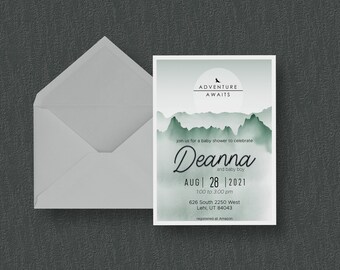 Adventure Awaits Baby Shower (or any event: birthday party, etc.)