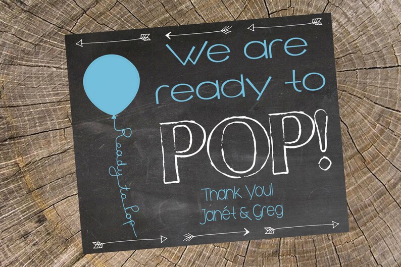 Long Distance Boy Chalkboard Baby Shower 5x7 Invitation Etsy