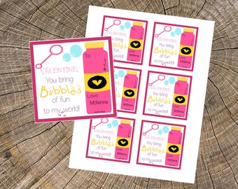 Bubbles Valentine-Personalized File