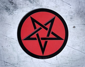 Pegatina de vinilo Pentacle Y2K / Curada por Rad Patch Co