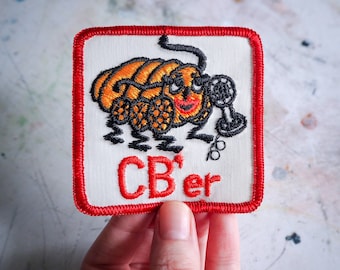 Vintage 1970s CB'er Bumblebee Patch | Curated by Rad Patch Co