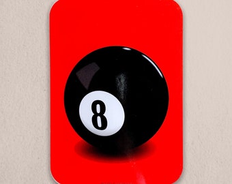 Pegatina de vinilo Magic 8-Ball Y2K / Curada por Rad Patch Co