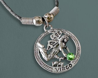 Collar Virgo vintage de la década de 1990 / Curado por Rad Patch Co