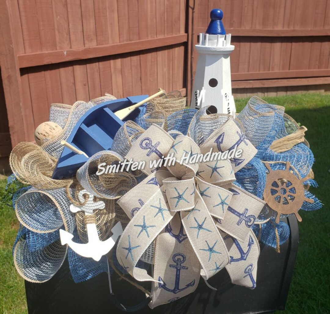 Nautical Cemetery Saddle, Beach Headstone Saddle, Boating Grave Saddle