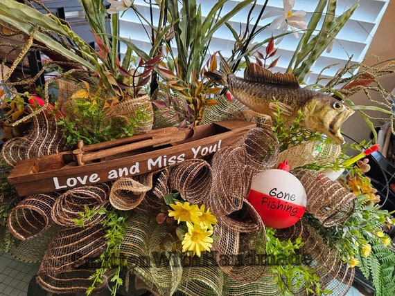 20+ Fishing Themed Funeral Flowers