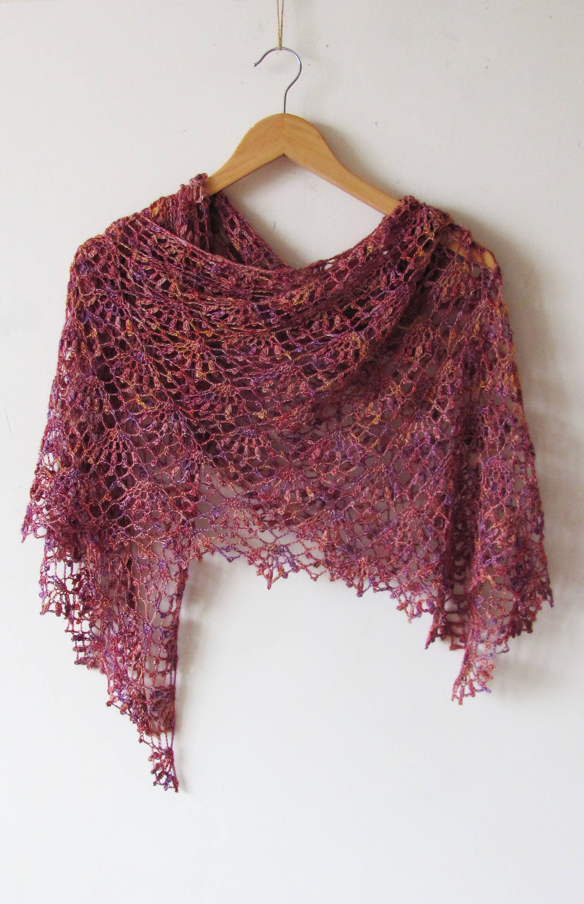 Crochet Shawl Pattern Archangel Shawl Intermediate Pattern | Etsy UK