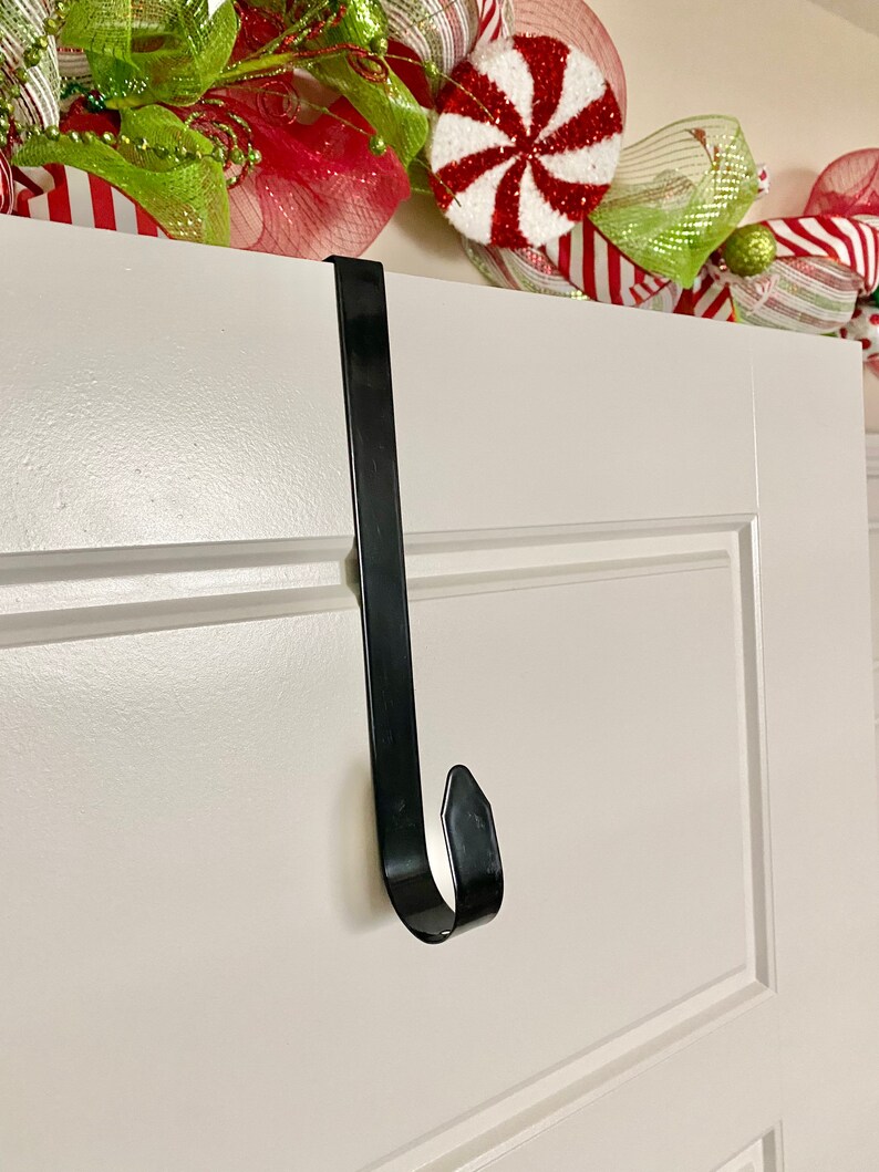 Fall Wreath Hanger, Halloween, Wreath Holder, Black, Black Wreath