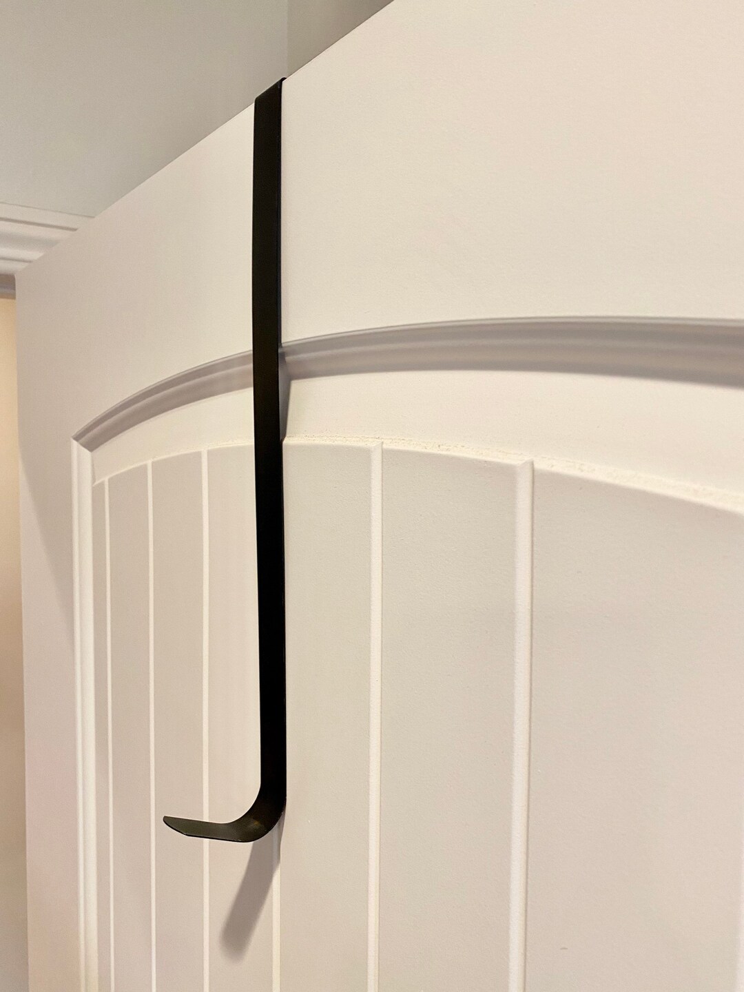 Black Wreath Hanger Halloween Wreath Holder Black Black Etsy