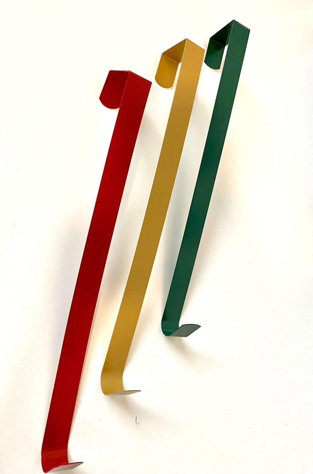 Christmas Wreath Hanger, Red, Christmas Wreath Holder, Red Hanger