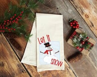 Snowman Set of 2 Sebastien /& Groome Snowman Tea Towels