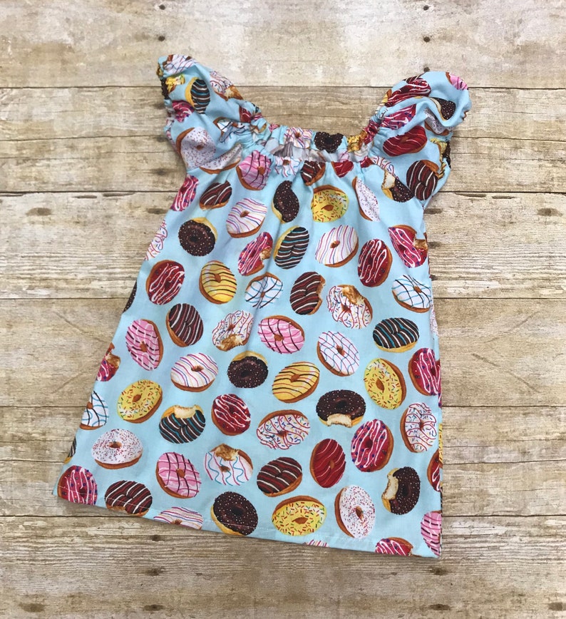 toddler Spring Summer dress baby birthday dress girls Newborn to girls 1112 Donuts dress Summer outfit
