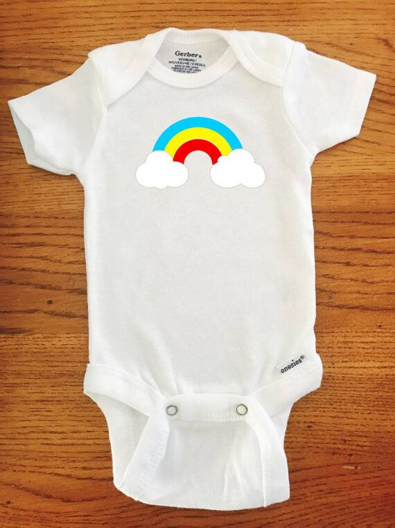 gerber rainbow onesie