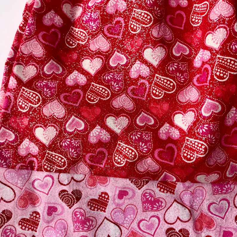 Newborn to girls 1112 Glittering Hearts Valentine/'s Day peasant dress Valentine/'s outfits Valentine/'s Day dresses