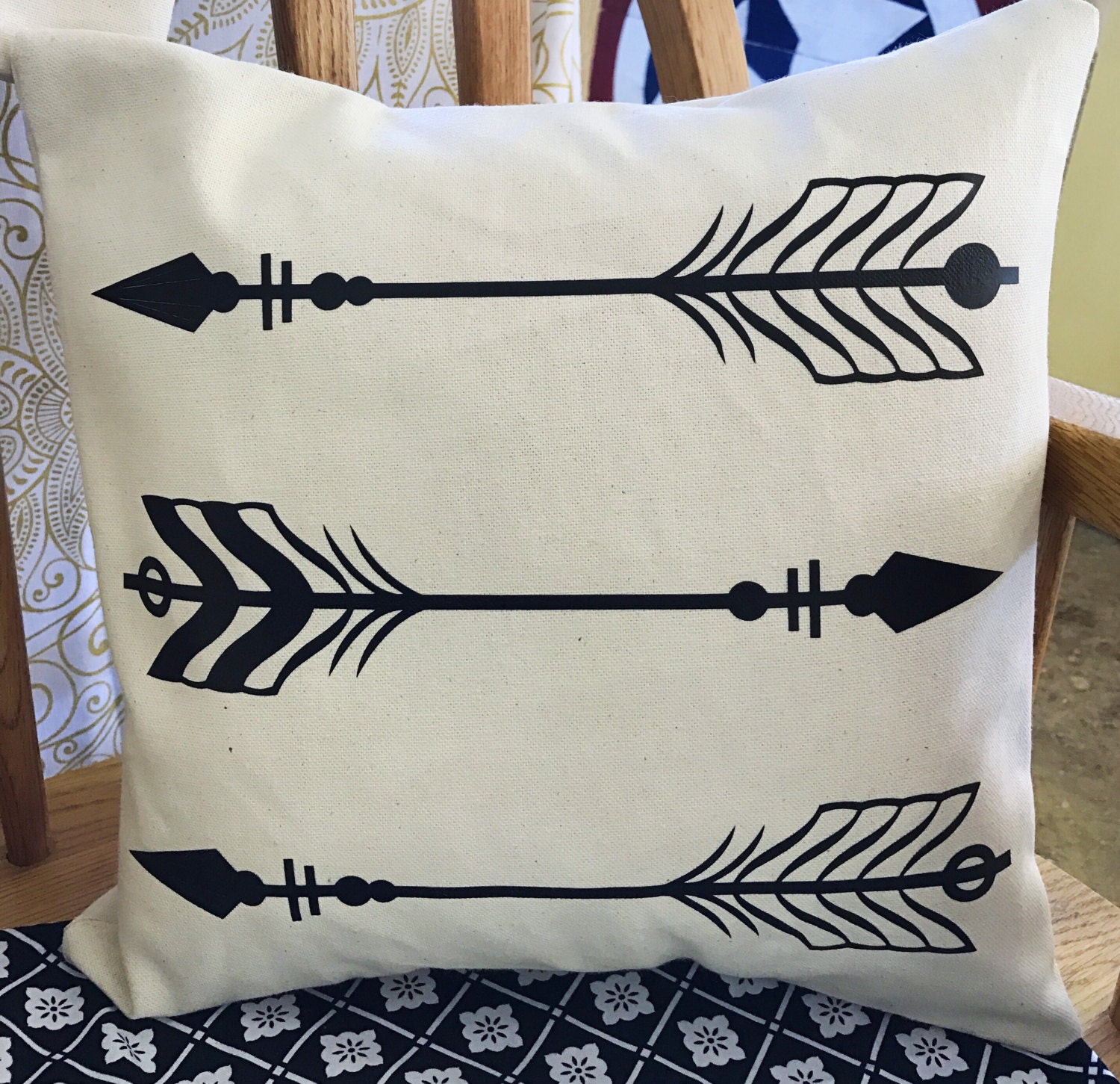 Arrows throw pillow Etsy
