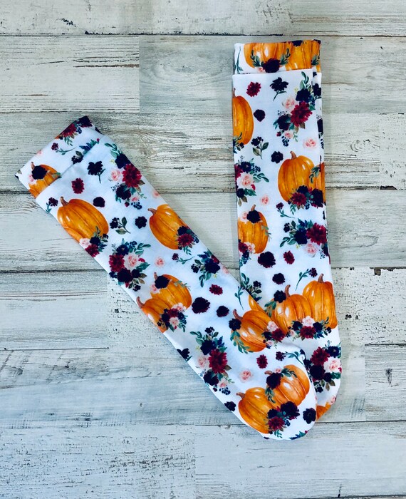 baby pumpkin socks