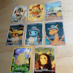 Pokémon Van Gogh Felt Hat Proxy Custom Card Collection