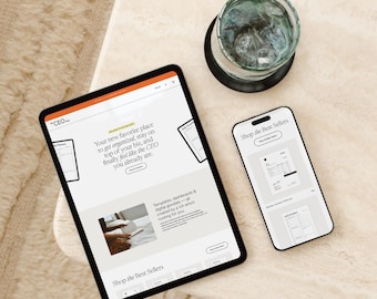 Kajabi Shop Kit Template | Digital Product Storefront (Digital Download)
