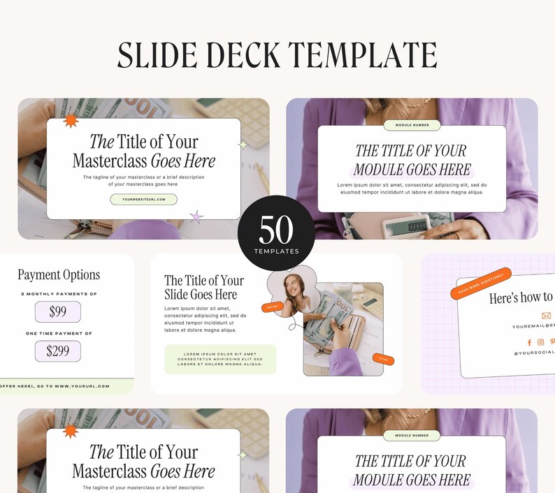 Canva Marketing Templates for Coaches and Online Course Creators | PIPER COLLECTION image 4