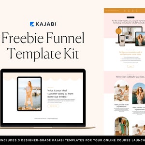 Kajabi Freebie Funnel Template Kit für Online-Course-Creators | Kajabi Bleitrichter Vorlagen | Verkaufstrichtervorlagen erstellen | ATHENE