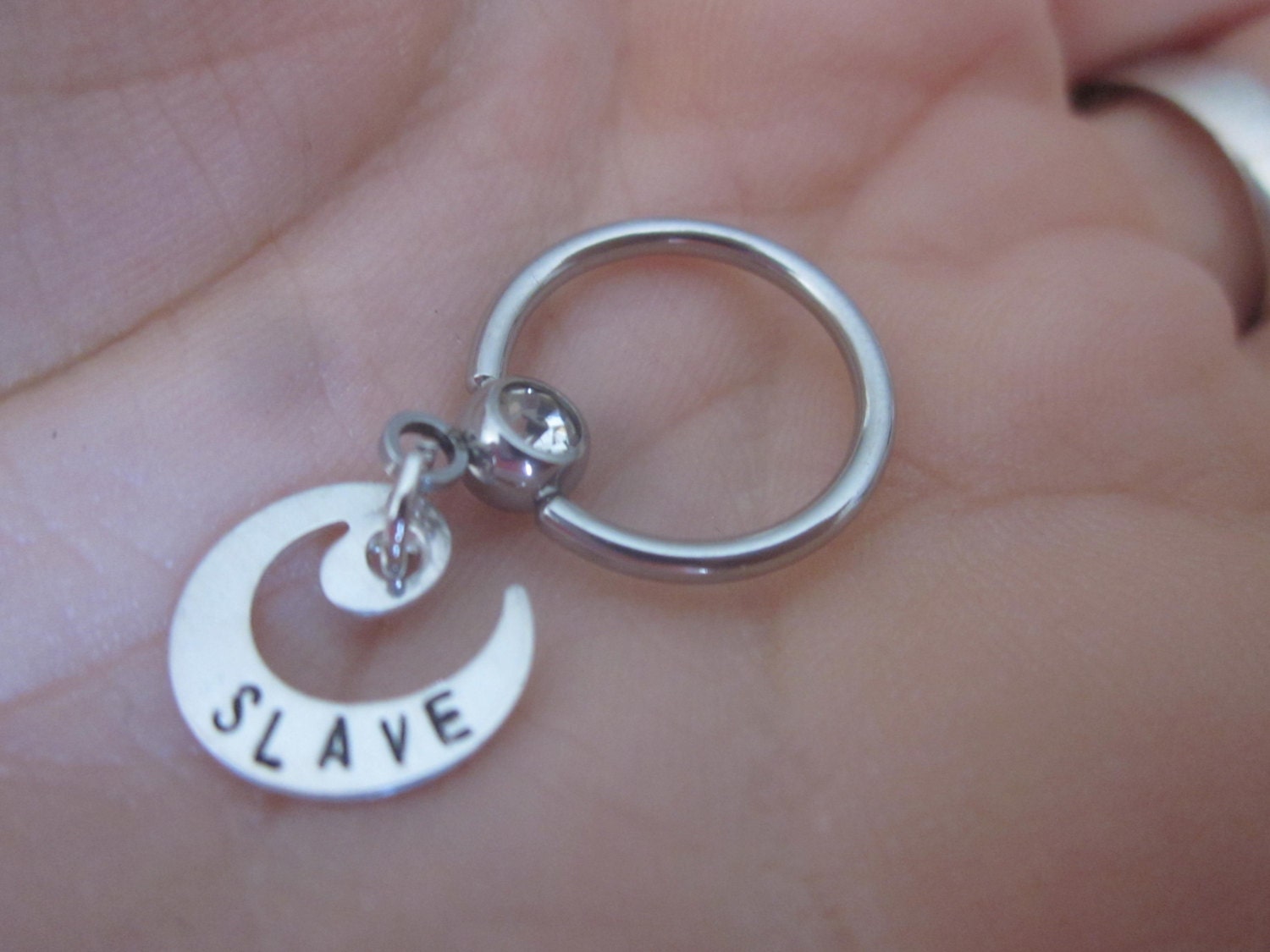 Custom Nipple Ring Personalized Nipple Rings Boyfriends Etsy