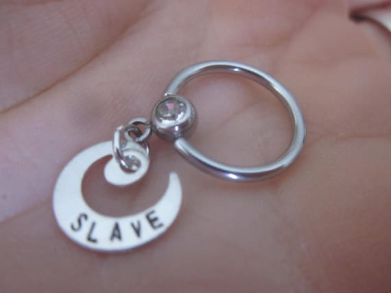 Personalized name clearance nipple rings