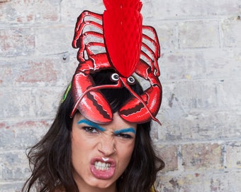 Rock Lobster Headpiece with Fold-Away Body