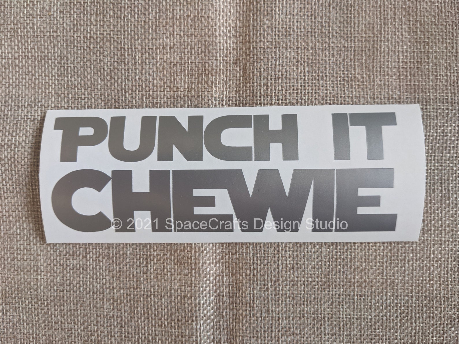 Punch It Chewie Decal Car Decal Vinyl Decal Window Sticker Etsy
