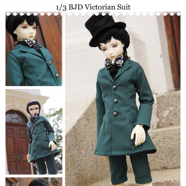 BJDs 1/3 garçons costume victorien PDF patrons de couture