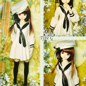 BJDs 1/3 Girls Sailor Uniform PDF Sewing Patterns