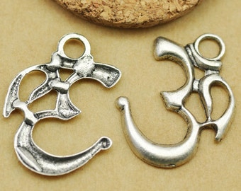 23mmx28mm Antique Silver tone 3D Connector Pendant Charm Finding