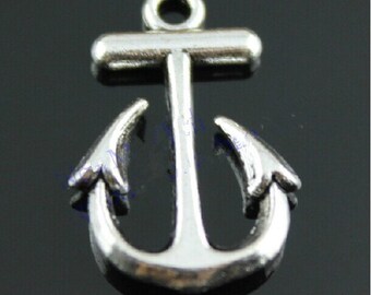 23*15mm Antique Silver tone/Antique Bronze Anchor Pendant Charm Finding