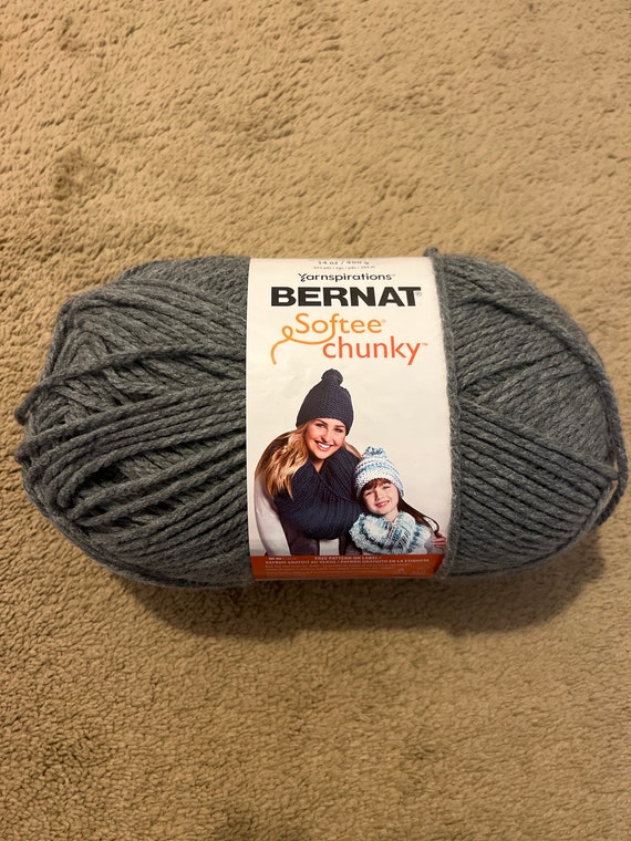 Bernat softee chunky true grey sale