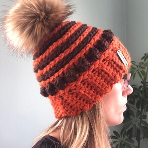 Cleveland Browns Crochet Hat image 4