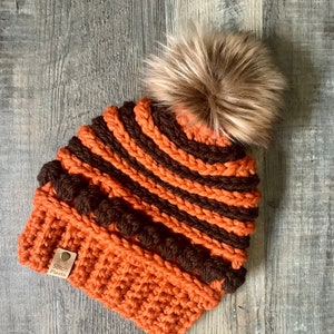Cleveland Browns Crochet Hat image 2