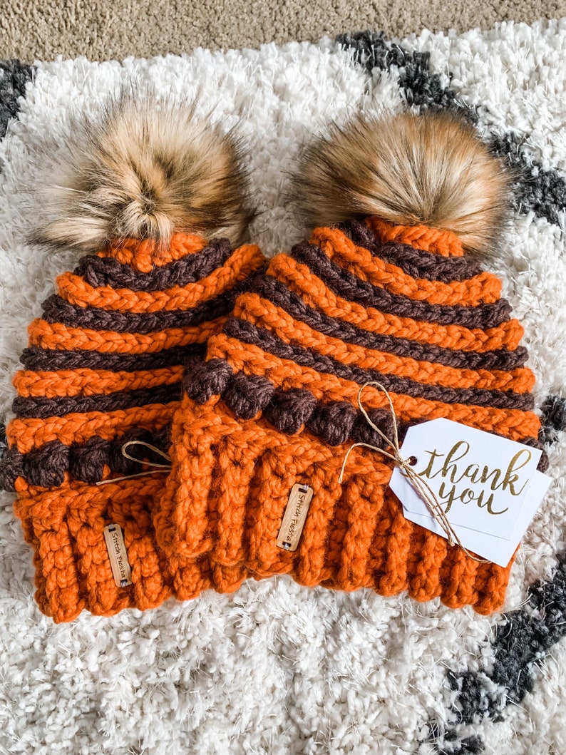 Cleveland Browns Crochet Hat image 7
